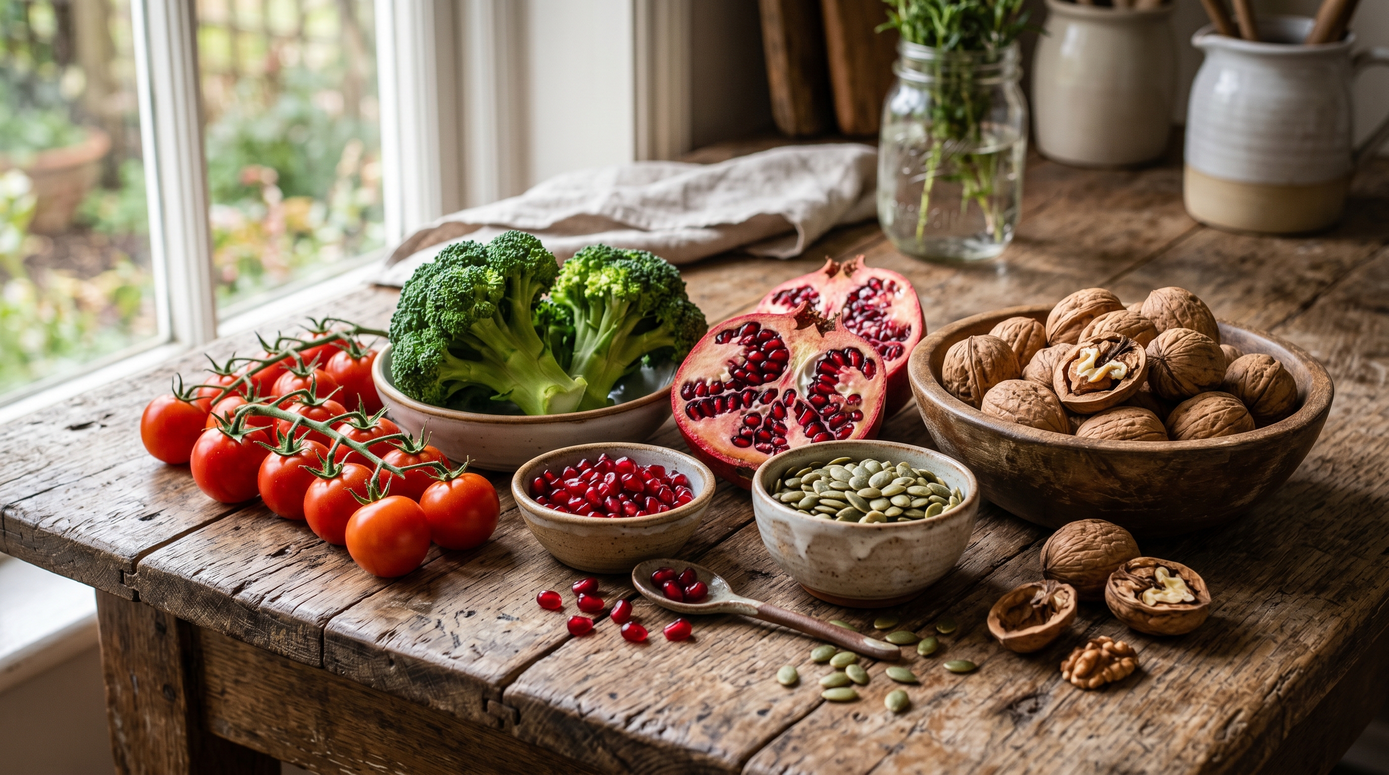 Alimentos naturales para la salud prostática